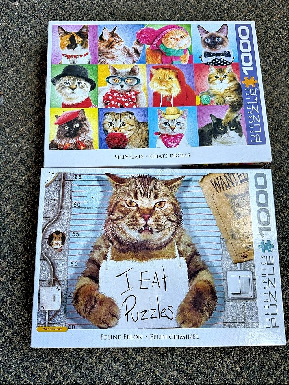 Eurographics 1000-Piece Cat Puzzles